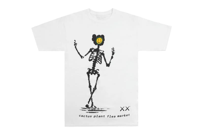 KAWS and Cactus Plant Flea Market Unveil New Halloween-themed Collaboration release information infinite archives spooky months skeleton figures pajam set reese's puffs general mills