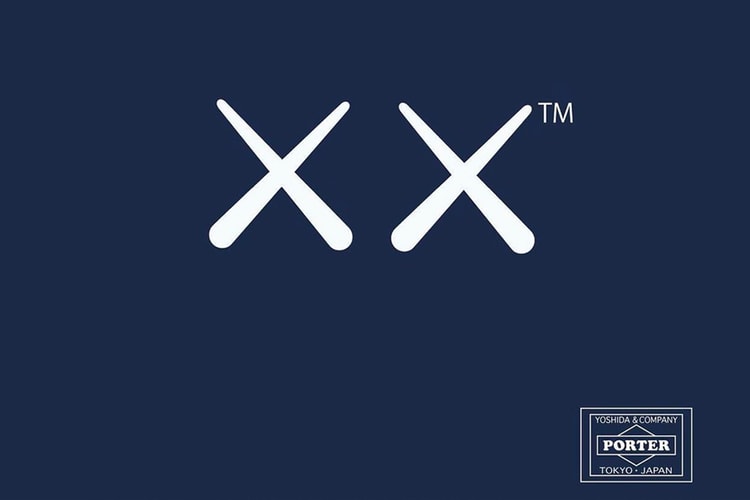 KAWS and PORTER Reveal Three Embroidered Carrying Options