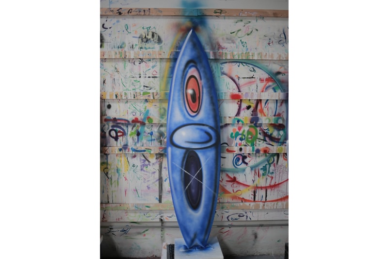 Kenny Scharf Parley for the Oceans Surfboards Art