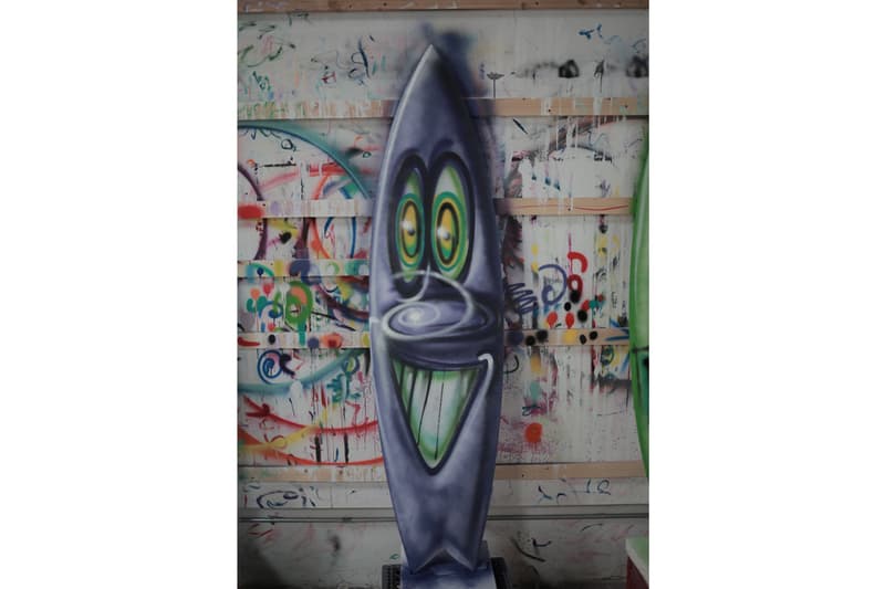 Kenny Scharf Parley for the Oceans Surfboards Art