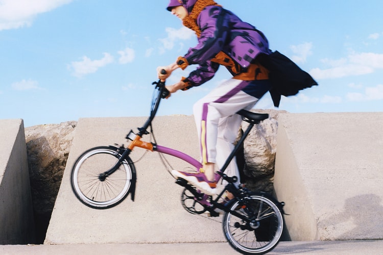 KENZO Rides With Brompton For Exclusive Fold-Up Bicycle