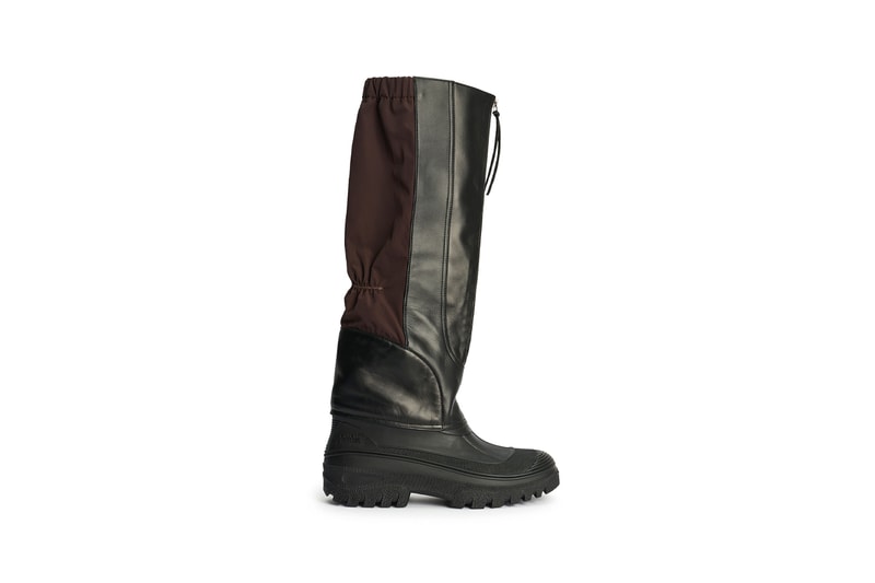 Kiko Kostadinov Maiden High Boot Biker Bike Style Fall Winter 2021 FW21 Raw Terrain Rubber Leather Nylon Très Bien