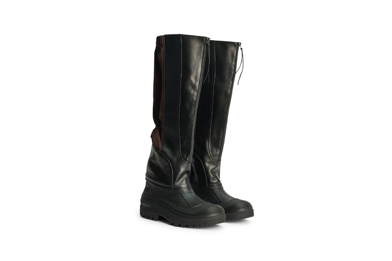 Kiko Kostadinov Maiden High Boot Biker Bike Style Fall Winter 2021 FW21 Raw Terrain Rubber Leather Nylon Très Bien