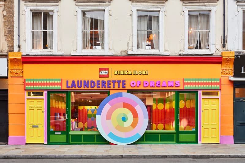LEGO Yinka Ilori 'Launderette of Dreams' Installation