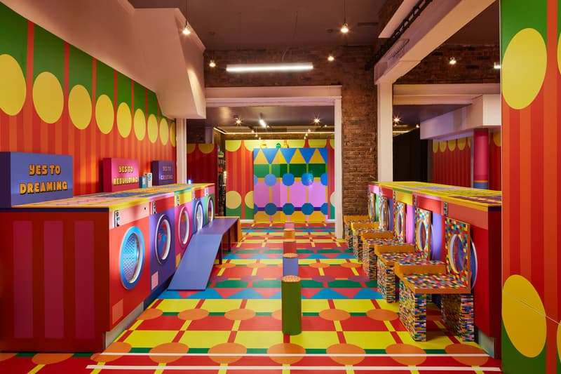 LEGO Yinka Ilori 'Launderette of Dreams' Installation