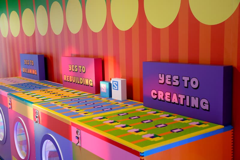 LEGO Yinka Ilori 'Launderette of Dreams' Installation
