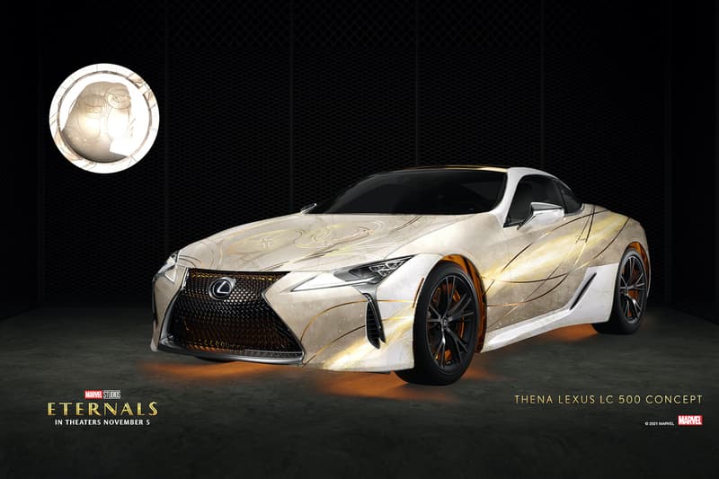 Lexus Reveals Marvel 'Eternals' Inspired Vehicles marvel studios mcu Ajak x Lexus GX druig gilgamesh lexus lx ikaris lexus ls kingo lexus rc f track edition makkari phastos lexus rc f lexus nx lc 500