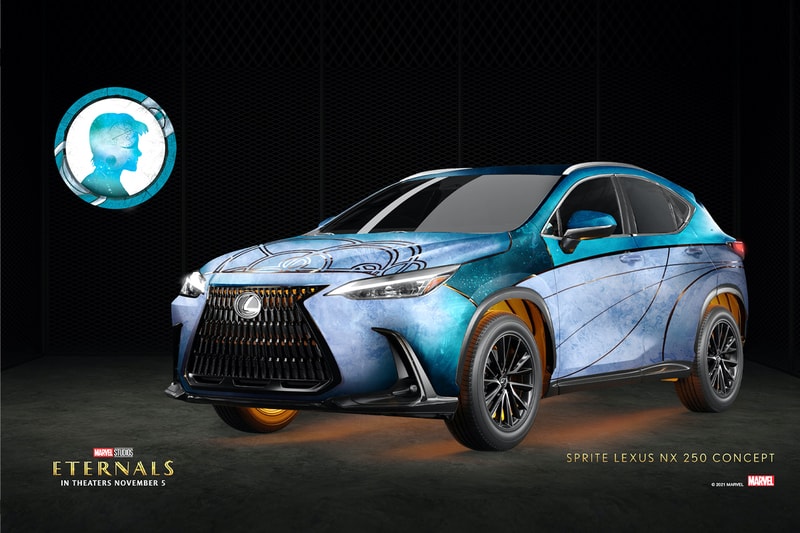Lexus Reveals Marvel 'Eternals' Inspired Vehicles marvel studios mcu Ajak x Lexus GX druig gilgamesh lexus lx ikaris lexus ls kingo lexus rc f track edition makkari phastos lexus rc f lexus nx lc 500