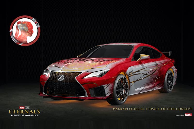 Lexus Reveals Marvel 'Eternals' Inspired Vehicles marvel studios mcu Ajak x Lexus GX druig gilgamesh lexus lx ikaris lexus ls kingo lexus rc f track edition makkari phastos lexus rc f lexus nx lc 500