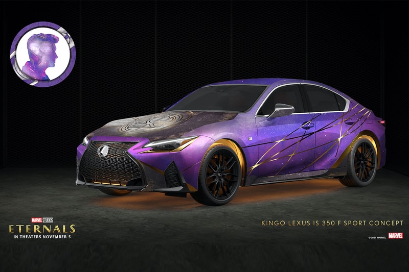 Lexus Reveals Marvel 'Eternals' Inspired Vehicles marvel studios mcu Ajak x Lexus GX druig gilgamesh lexus lx ikaris lexus ls kingo lexus rc f track edition makkari phastos lexus rc f lexus nx lc 500