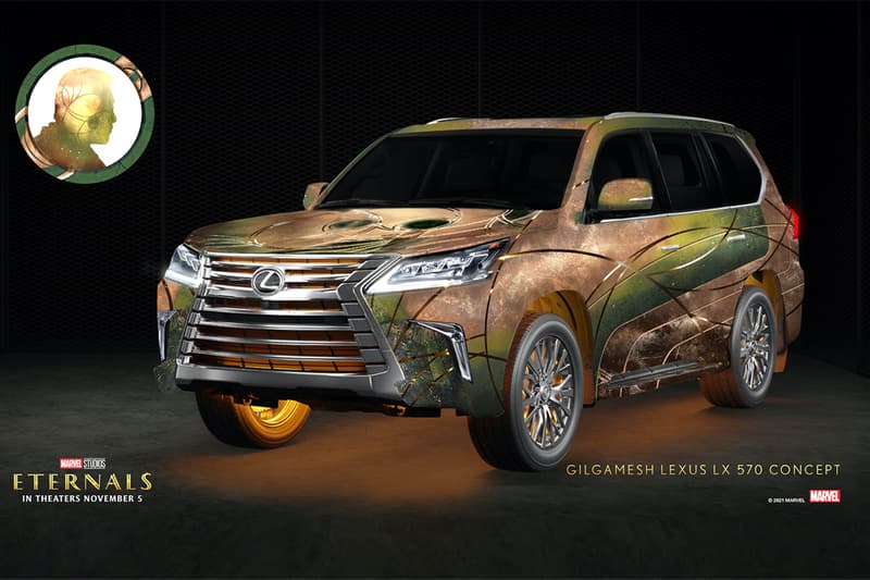 Lexus Reveals Marvel 'Eternals' Inspired Vehicles marvel studios mcu Ajak x Lexus GX druig gilgamesh lexus lx ikaris lexus ls kingo lexus rc f track edition makkari phastos lexus rc f lexus nx lc 500