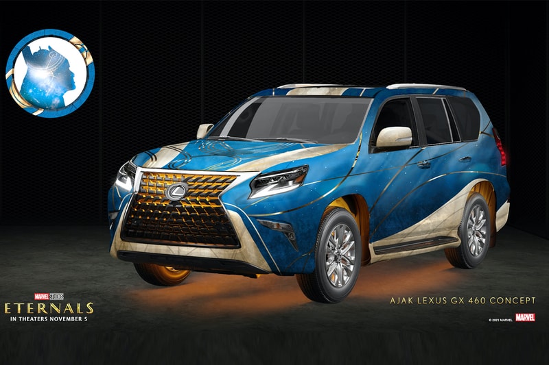 Lexus Reveals Marvel 'Eternals' Inspired Vehicles marvel studios mcu Ajak x Lexus GX druig gilgamesh lexus lx ikaris lexus ls kingo lexus rc f track edition makkari phastos lexus rc f lexus nx lc 500