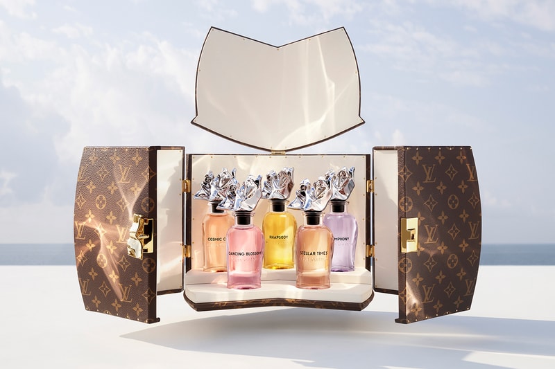 Louis Vuitton Frank Gehry Les Extraits Fragrance Collection collaboration architect  