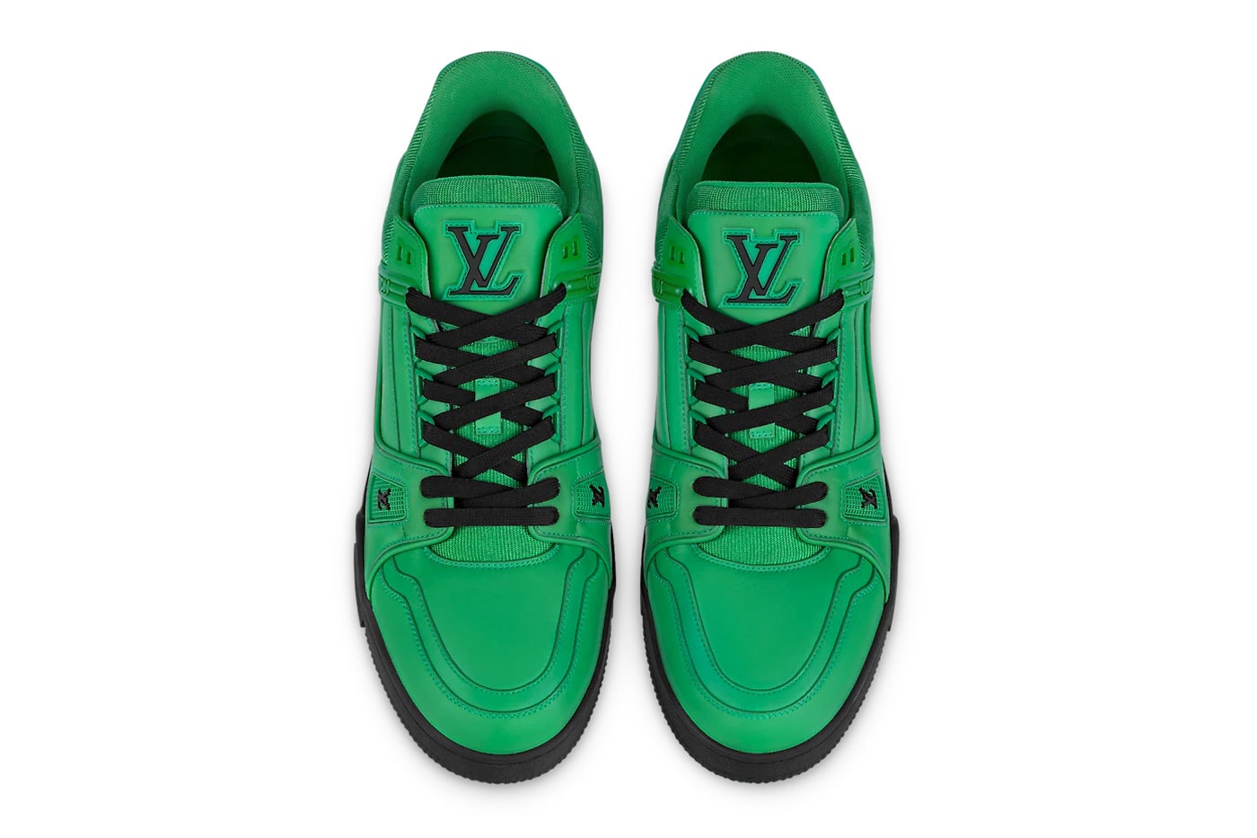 Louis Vuitton LV Trainer Sneaker Tonal Color Collection virgil abloh sneakers footwar LV2 Nigo shoes fashion paris skate 