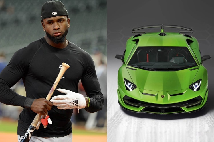 Luis Robert of the Chicago White Sox Gives His Lamborghini Aventador SVJ a 'Naruto' Wrap
