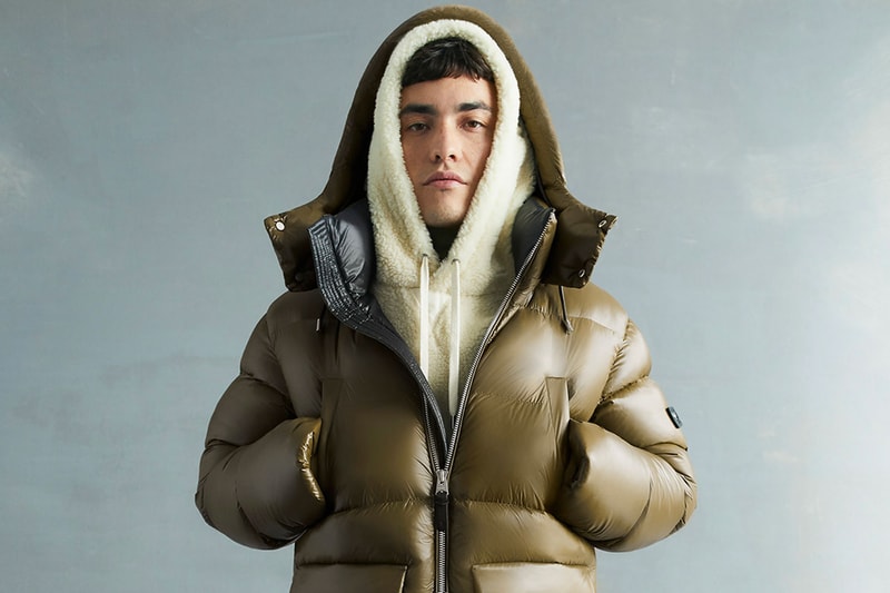 mackage outerwear fall winter 2021 collection new jackets parkas scarves winter boots vests black white red blue