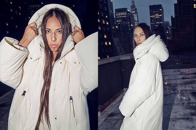 mackage outerwear fall winter 2021 collection new jackets parkas scarves winter boots vests black white red blue