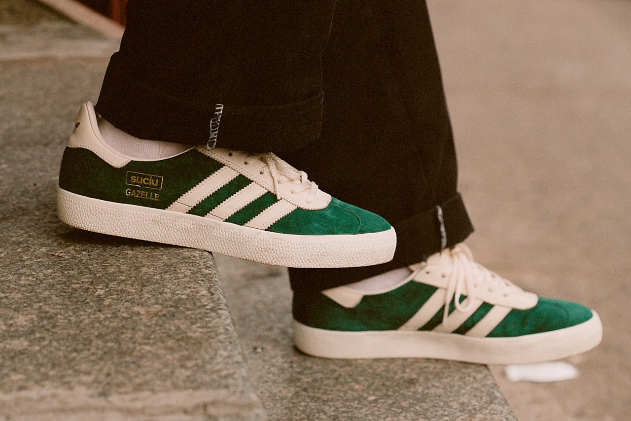 mark suciu adidas skateboarding gazelle adv collegiate green white GY3688 release date info store list buying guide photos price 