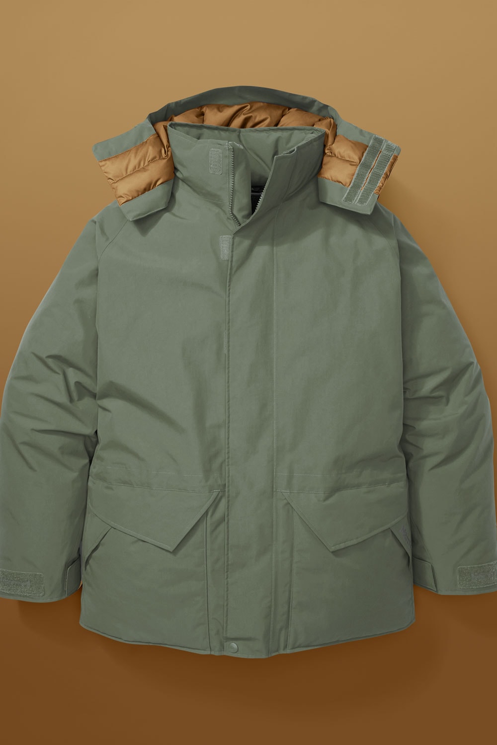 marmot mammoth parka basecamp coat biggie big boy new york city east coast blue white red orange colorways 