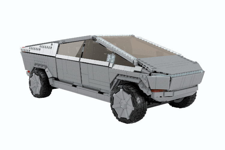 Mattel Creations' MEGA Tesla Cybertruck Model Is Filled With Easter Eggs