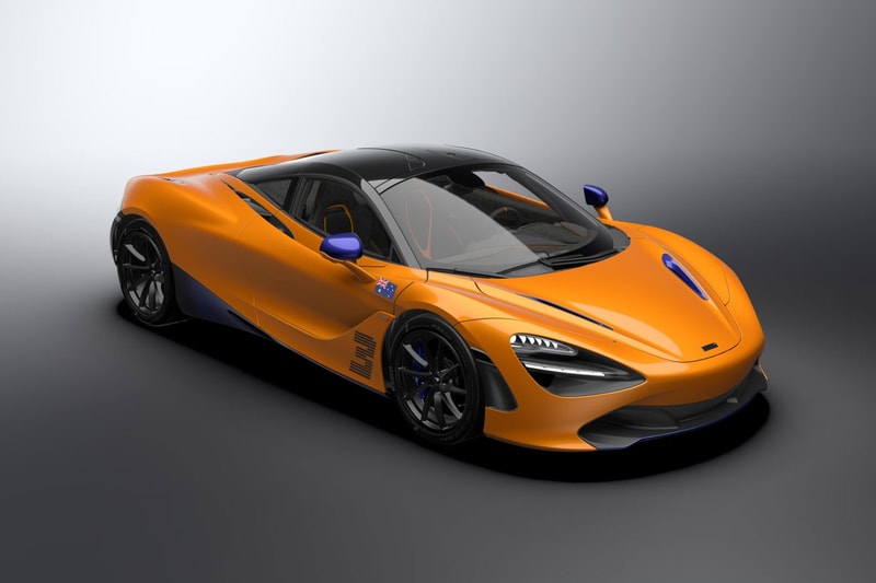 Mclaren 720s MSO Daniel Ricciardo Edition Australia Honey Badger F1 racing supercars Papaya Spark Orange Burton Blue 