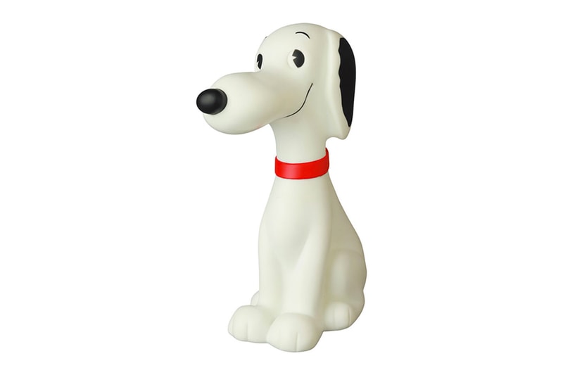 Medicom Toy 1950s Vintage 'Peanuts' Reprint Figures Info design japan snoopy Charlie Brown white orange black