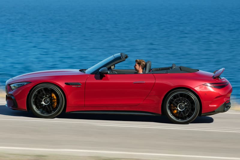 Mercedes-AMG SL 2022 Soft Top Roadster Convertible SL63 SL55 V8 4MATIC+ Active Aerodynamics Sportscar German Release Information Price Speed Performance