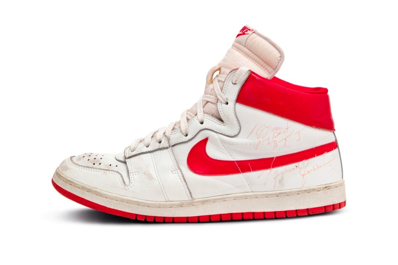 Michael Jordan Game Worn Nike Air Ship Record $1.47 Million USD Sothebys Sale 