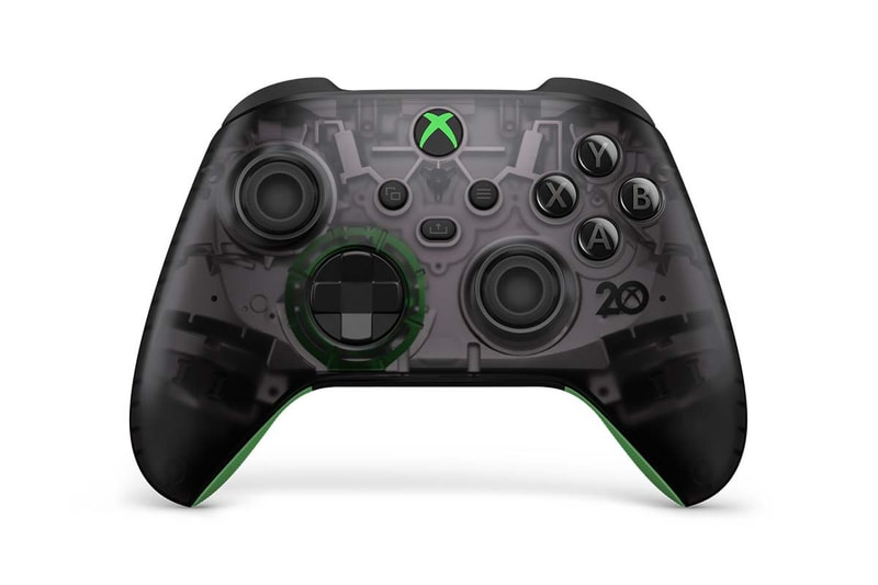 microsoft xbox 20th anniversary birthday special edition translucent controller stereo headset gaming peripherals gear 