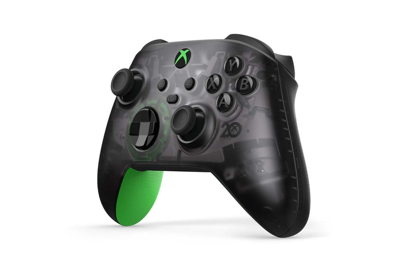 microsoft xbox 20th anniversary birthday special edition translucent controller stereo headset gaming peripherals gear 