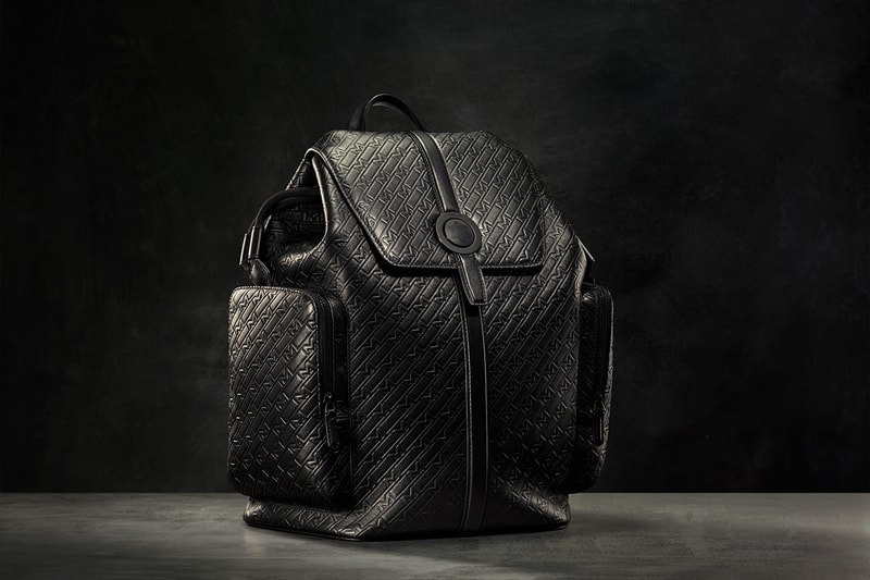 montblanc ultrablack headphones accessories leather premium luxury gallery france berlin exhibition peggy gou pen backpack purse all-black emblem embossed
