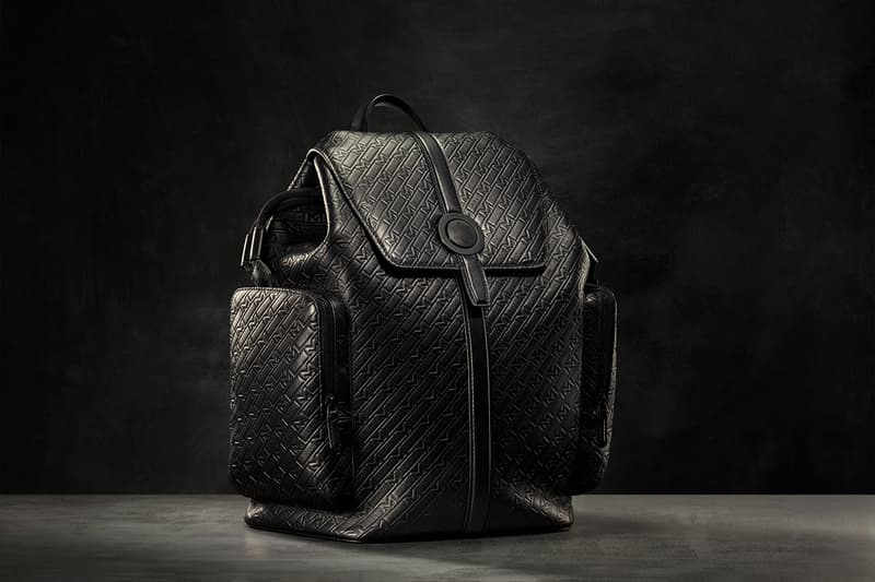 montblanc ultrablack headphones accessories leather premium luxury gallery france berlin exhibition peggy gou pen backpack purse all-black emblem embossed