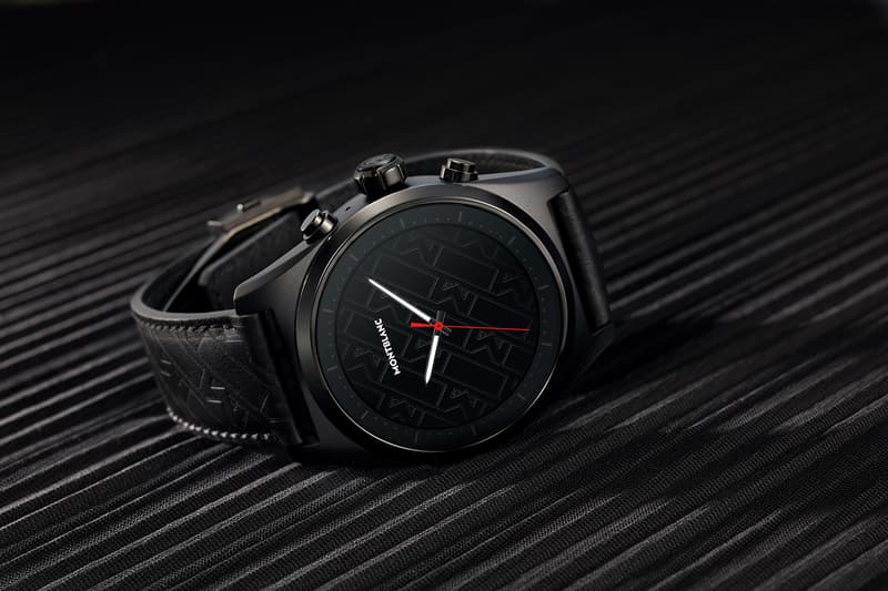 montblanc ultrablack headphones accessories leather premium luxury gallery france berlin exhibition peggy gou pen backpack purse all-black emblem embossed