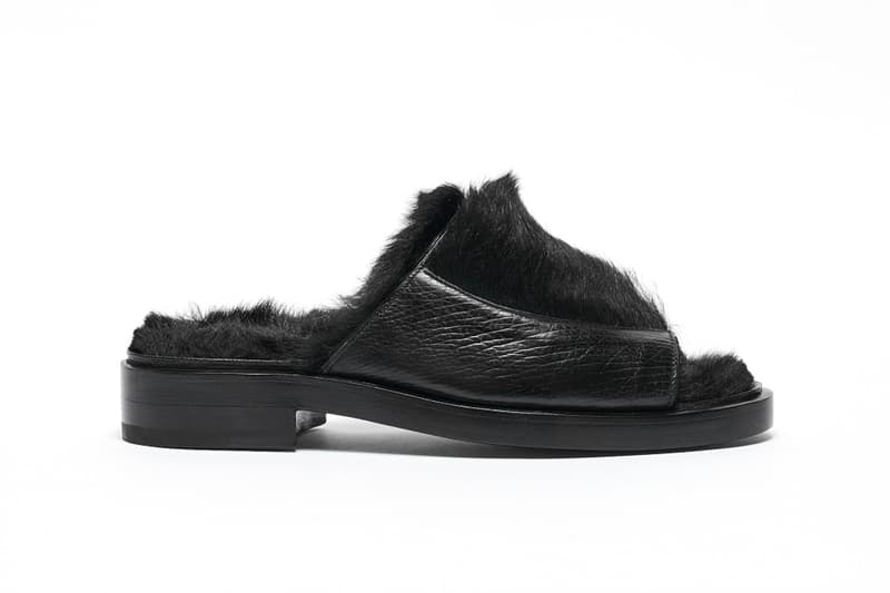 NAMACHEKO Winter Sandals Release Info footwear calf leather lama fur black Enzo Bonafè