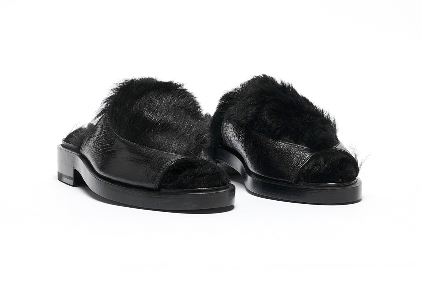 NAMACHEKO Winter Sandals Release Info footwear calf leather lama fur black Enzo Bonafè