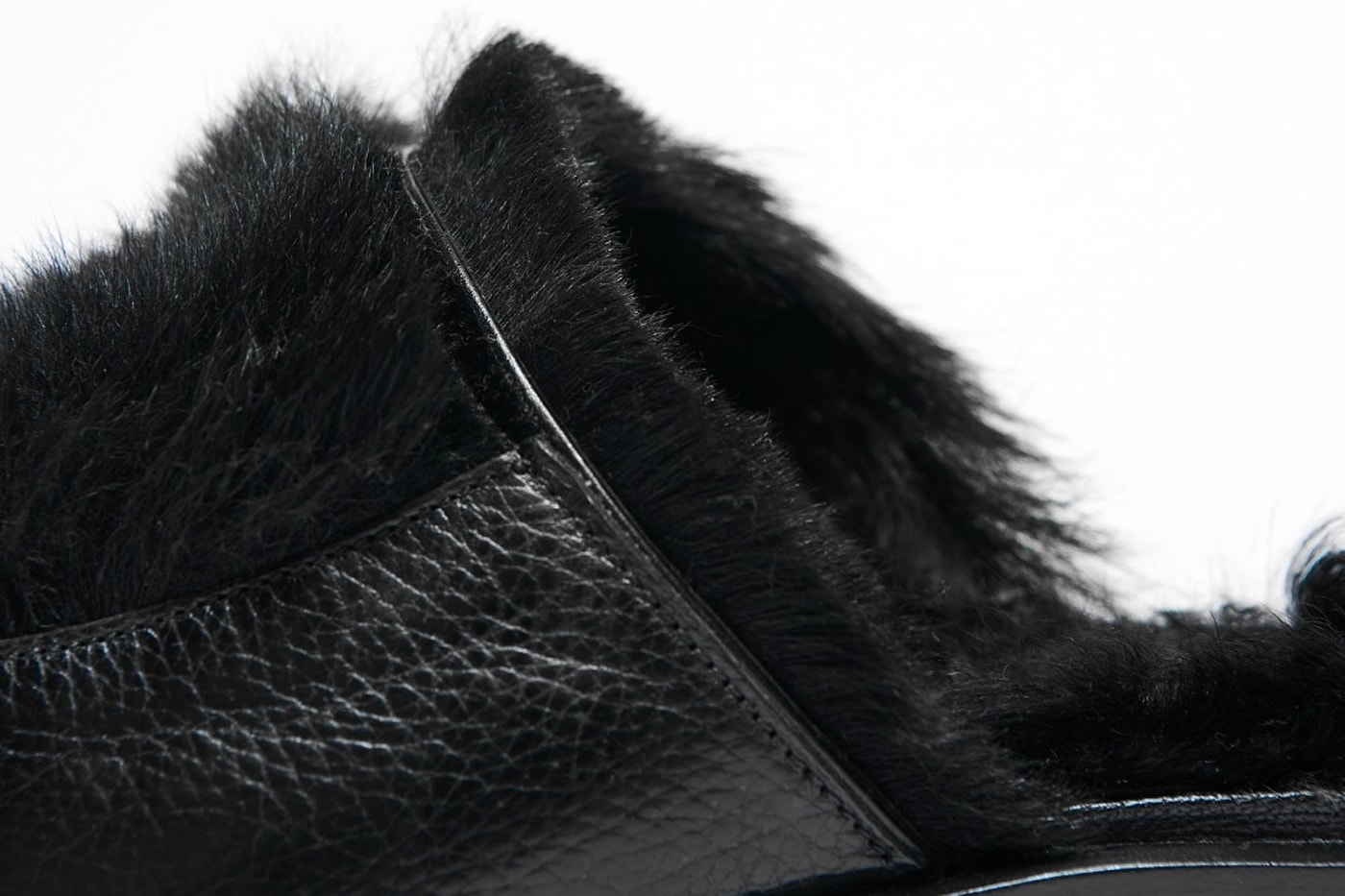 NAMACHEKO Winter Sandals Release Info footwear calf leather lama fur black Enzo Bonafè