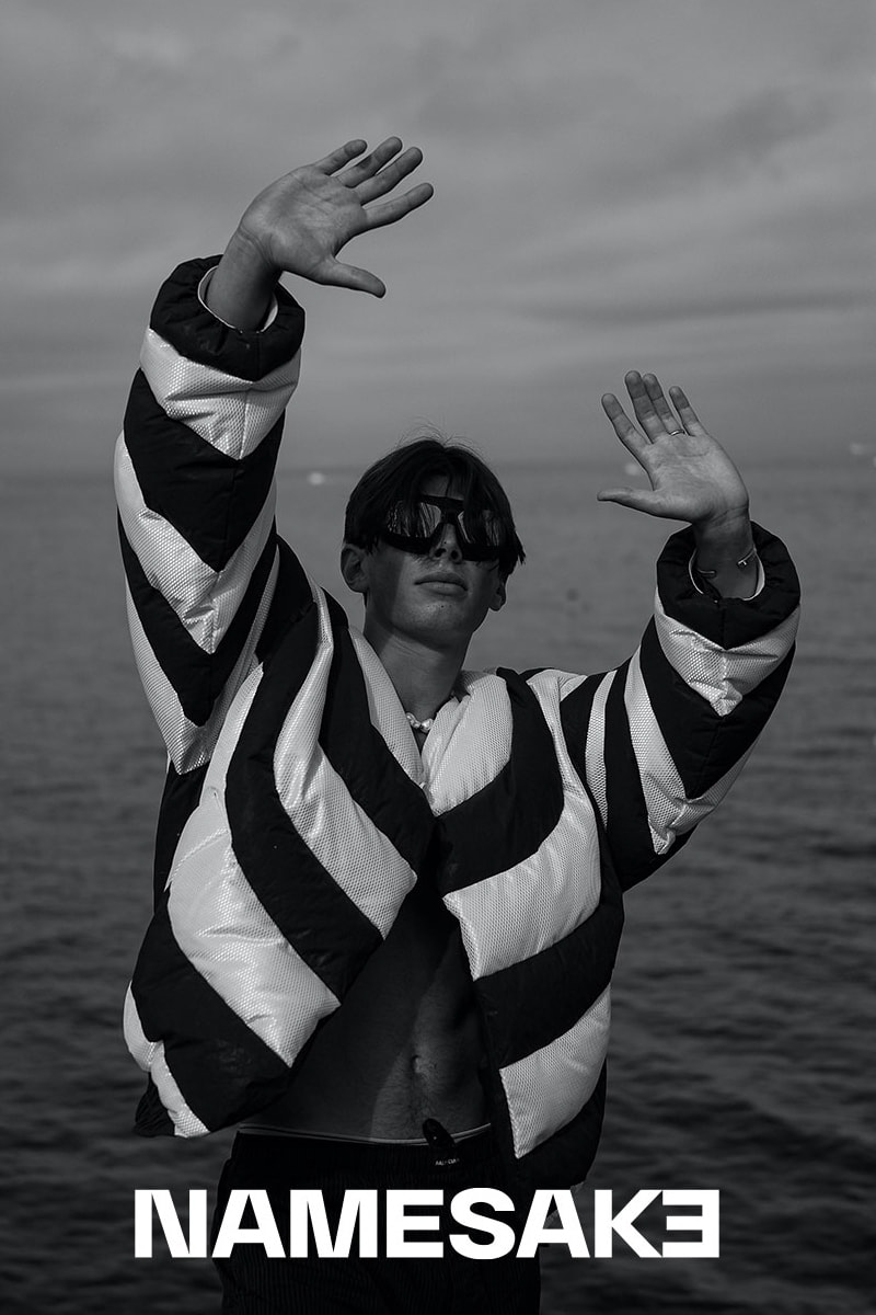 NAMESAKE FW21 Collection Campaign Channels Adventure Across the Marseille Coastline contour line dover street market london browns american dream taiwanese streetwear basketball michael jordan