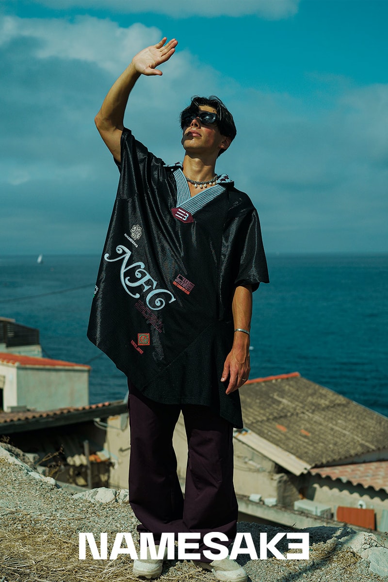 NAMESAKE FW21 Collection Campaign Channels Adventure Across the Marseille Coastline contour line dover street market london browns american dream taiwanese streetwear basketball michael jordan