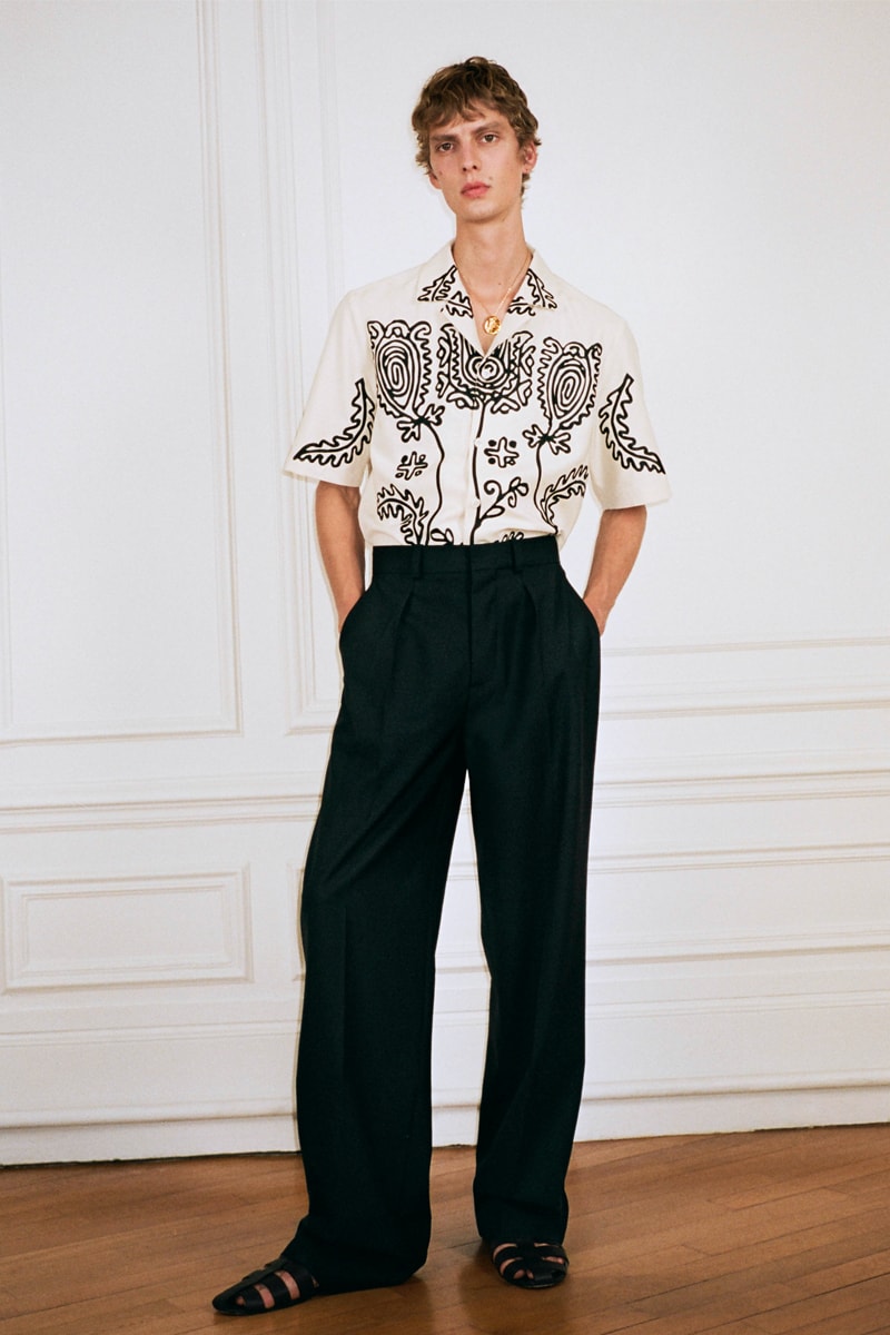 Nanushka Spring/Summer 2022 Lookbook Collection sandra sandor paris fashion week ss22 slip satin collection 