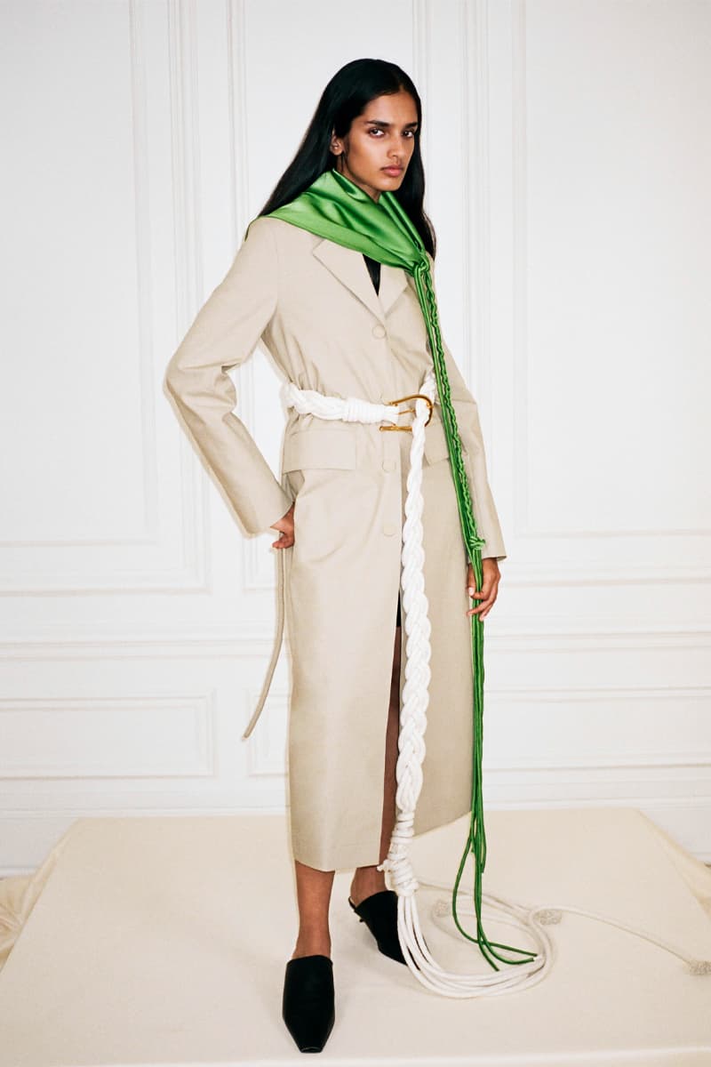 Nanushka Spring/Summer 2022 Lookbook Collection sandra sandor paris fashion week ss22 slip satin collection