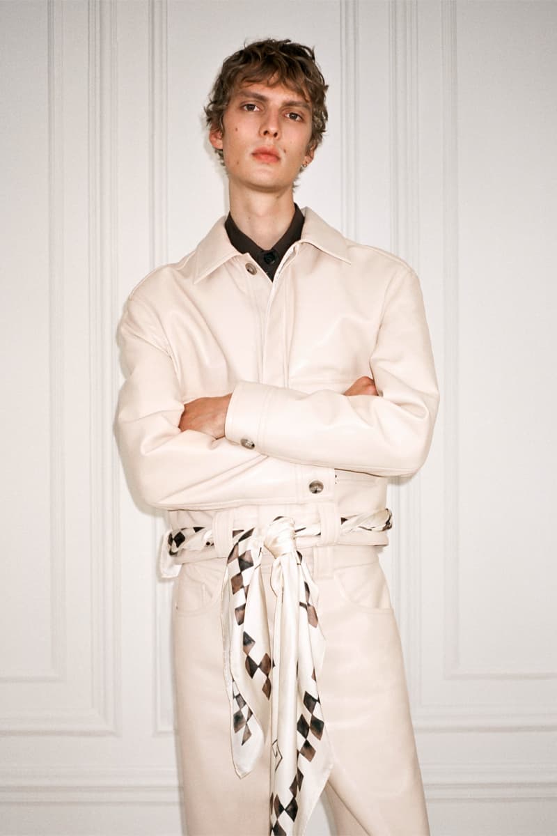 Nanushka Spring/Summer 2022 Lookbook Collection sandra sandor paris fashion week ss22 slip satin collection
