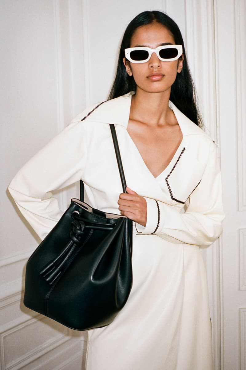 Nanushka Spring/Summer 2022 Lookbook Collection sandra sandor paris fashion week ss22 slip satin collection