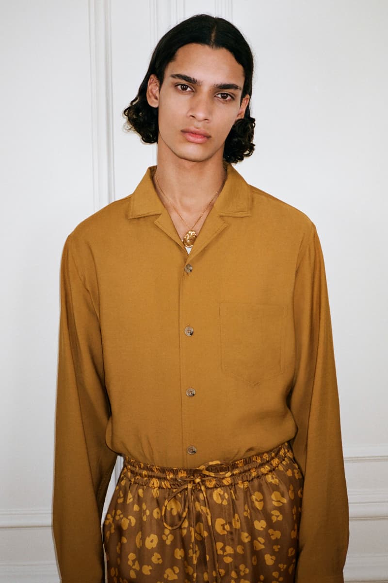 Nanushka Spring/Summer 2022 Lookbook Collection sandra sandor paris fashion week ss22 slip satin collection