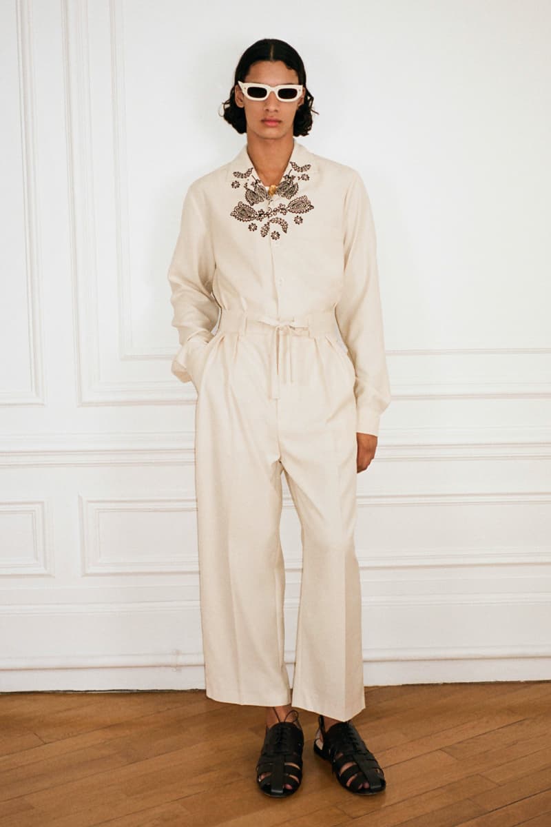 Nanushka Spring/Summer 2022 Lookbook Collection sandra sandor paris fashion week ss22 slip satin collection 