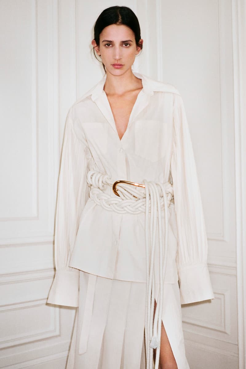 Nanushka Spring/Summer 2022 Lookbook Collection sandra sandor paris fashion week ss22 slip satin collection