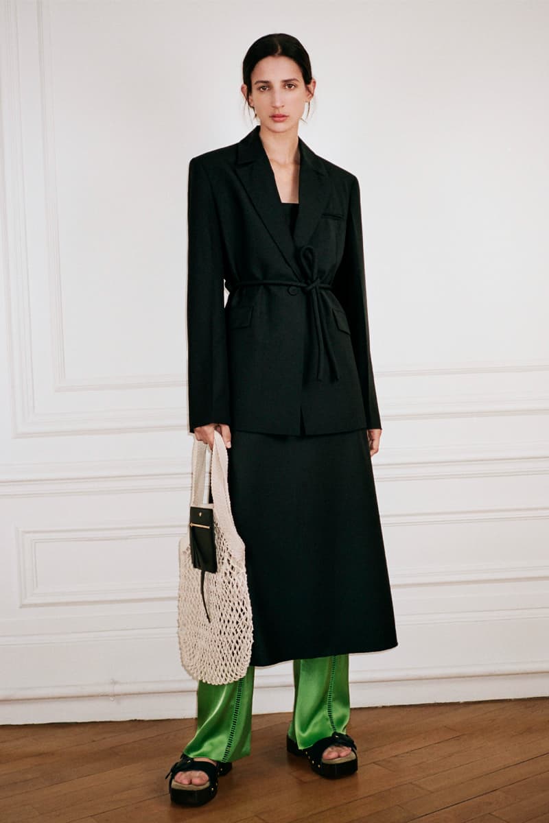 Nanushka Spring/Summer 2022 Lookbook Collection sandra sandor paris fashion week ss22 slip satin collection