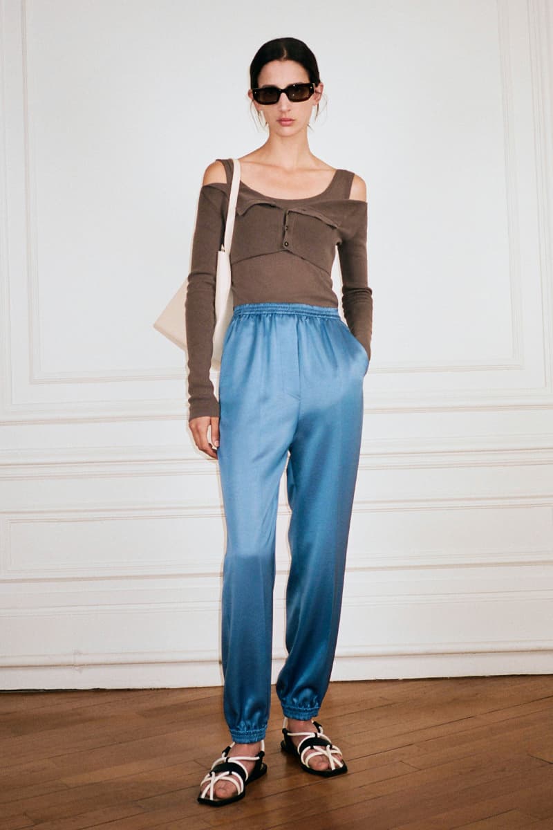 Nanushka Spring/Summer 2022 Lookbook Collection sandra sandor paris fashion week ss22 slip satin collection