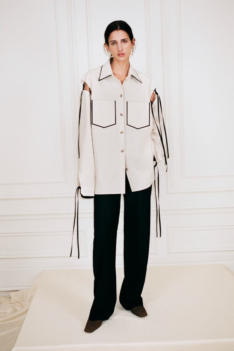 Nanushka Spring/Summer 2022 Lookbook Collection sandra sandor paris fashion week ss22 slip satin collection