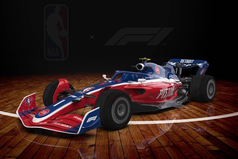 NBA Formula 1 75th Anniversary Season content promotion partnership news