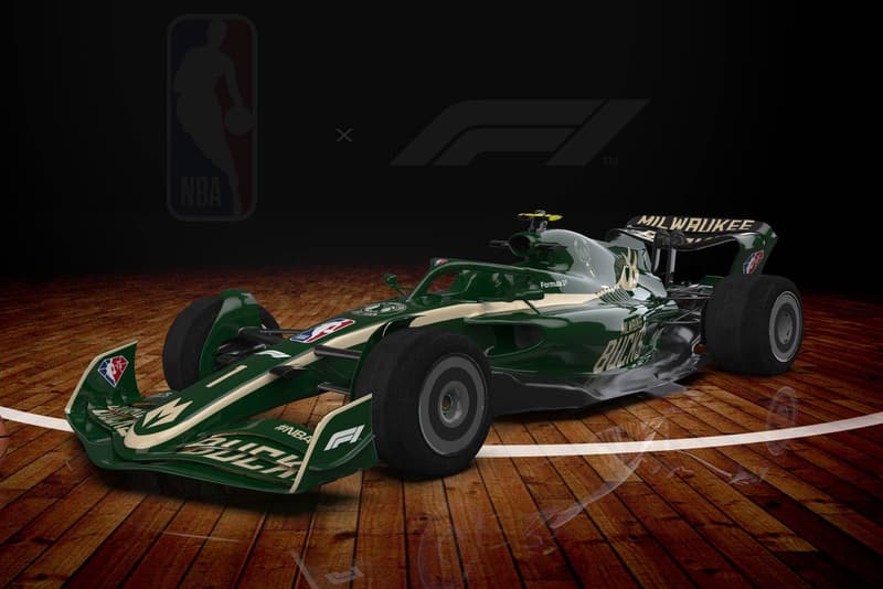 NBA Formula 1 75th Anniversary Season content promotion partnership news